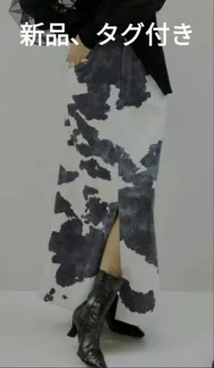 AmeriCowPattern SuedeLikeSkirt 黒 M - メルカリ