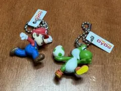DyDo マリオ ヨッシー キーホルダー 2点セットのサムネイル