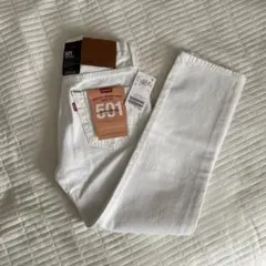 Levi's リーバイス レディース 501 ホワイト デニムパンツ W26