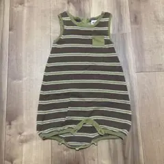 MABLI ロンパース 12M ボーダー ニット ロンパース 80~90