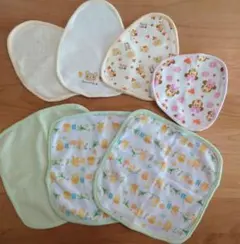 7枚セット★授乳スタイ＆ガーゼタオル