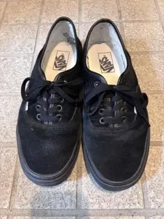 【箱有り】VANS Authentic US10 28.0cm ブラックスエード