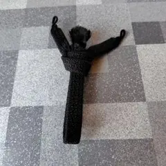 ダークブラウン羽織紐　男物