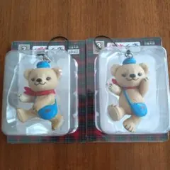 ぽすくまストラップ2個セット