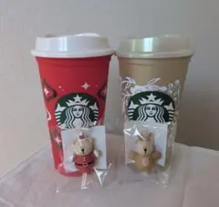 スターバックス ホリデー リユーザブルカップ ベアリスタ