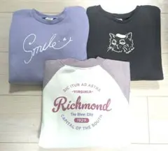 デビロック　キッズ　裏起毛トレーナー