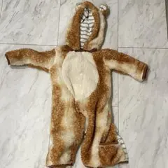 フリースロンパース 動物(虎)耳付き