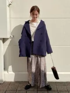 B.C STOCK ベーセーストック マーメイド小花プリントスカート