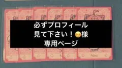 必ずプロフィール見て下さい！☺様　専用ページ