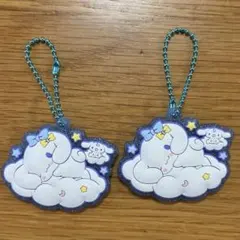 サンリオ ぷっくりラバマスグミ キーホルダー シナモン シナモロール 2個セット