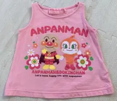 80cm アンパンマン タンクトップ ピンク