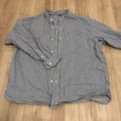ユニクロ　メンズ　シャツ　XL ストライプのサムネイル