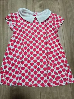 UNIQLO BABY Finlayson りんご柄 ワンピース 80のサムネイル