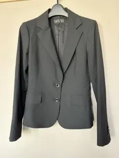 INDIVI ブラック テーラードジャケット 38