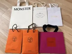ブランドショップ袋 HERMES SAINT LAURENT DIOR など