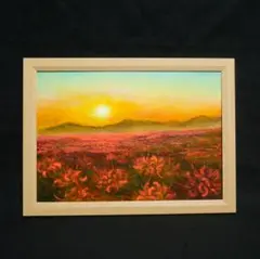 【真作】絵画　油彩4号　緑陰の水路閣　穏やかな光と影を描く風景油彩画　W7 真作】絵画 油彩4号 緑陰の水路閣 穏やかな光と影を