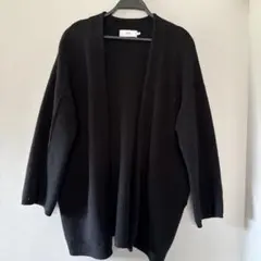 AZUL ニットカーディガン ブラック オーバーサイズ