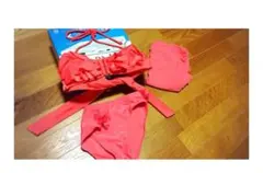 25♡ビキニ3点セット サーモンピンク