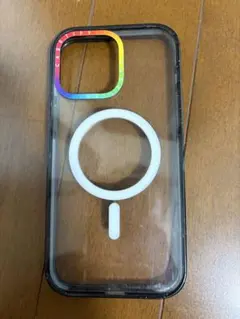casetify マグセーフ対応 クリアケース レインボー