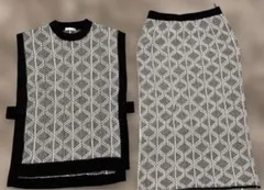 chocolat raffiné ニットセットアップ