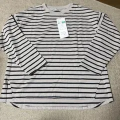 しまむら ボーダー 長袖 Tシャツ Lサイズ
