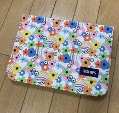 スマイルゼミ／タブレットカバーSHIPS コラボ／花柄　カラフルのサムネイル