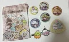 すみっコぐらし まとめ売り9点 缶バッジ ヘアピン 巾着 など