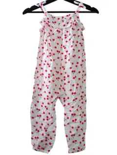 新品タグ付き H&M チェリー柄オールインワン さくらんぼ 100cm