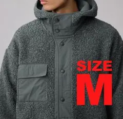 GU ENGINEERED GARMENTS ボアフリーススナップパーカー