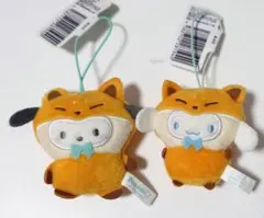 サンリオ　どうぶつ着ぐるみ　マスコット きつね編　まとめ売り　28個 サンリオ どうぶつ着ぐるみ マスコット きつね編 まとめ売り 28個