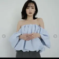 り*ご様 anuans ボリュームバルーントップス ボリュームバルーントップス