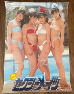 非売品 80年代 ビンテージ 資生堂 サンフレア 夏ダカラ ポスター 当時