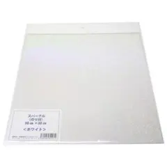 ホワイトスパークルシート 30 cm × 30 cm