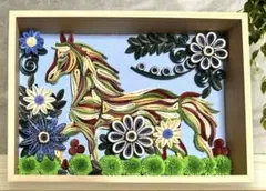 ペーパークイリング　 2026年　干支　馬