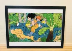ドラゴンボール 一番くじ クリアポスター【額付】孫悟空＆孫悟飯