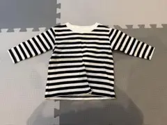 無印良品 長袖 ボーダー 80