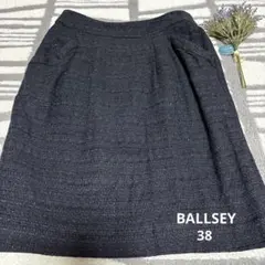 BALLSEY ツイードタイトスカート　ひざ丈　38