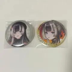 ホロライブ　ローソン　儒烏風亭らでん　缶バッジ