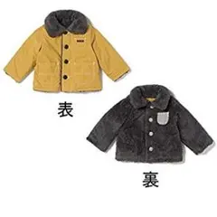 新品リバーシブルボアジャケット100