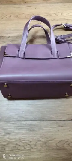 ヒッチハイクマーケット2way ショルダーバッグ パープル難ありのサムネイル