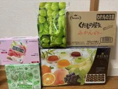 JUKUKA、こんにゃくパーク、蒟蒻畑くだもの屋みかん、ぷるんぷるんQooゼリー