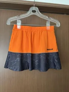 Admiral テニススカート Sサイズ オレンジ/黒のサムネイル