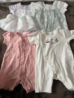 ベビー服 ロンパースセット 4点