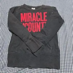 MIRACLE COUNT プリントスウェット