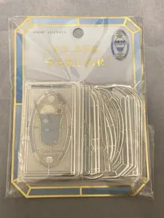 クリームソーダ　グラスパーラー　ステッカー　正規品　クーリア　水色