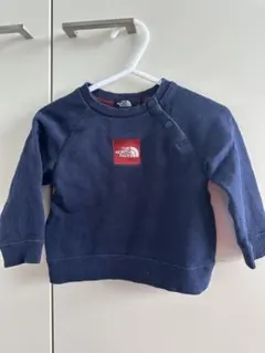 THE NORTH FACE ボタン付きトレーナー 70 ネイビー