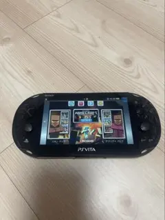 SONY プレステVita ブラック 本体 Minecraftソフト付早い者勝ち
