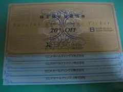 ゼビオ 株主優待券 20%割引券 XEBIO ビクトリア