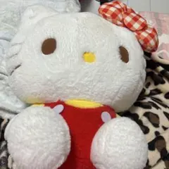 Sanrio Hello Kitty ぬいぐるみ 赤チェックリボンのサムネイル
