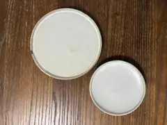 スタジオM ルポゼ　菓子皿&茶托　白の2枚セットのサムネイル
